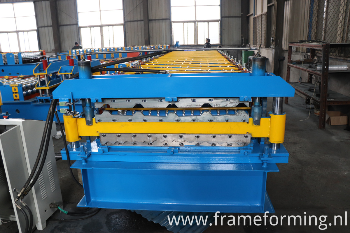 double layer roof panel machine